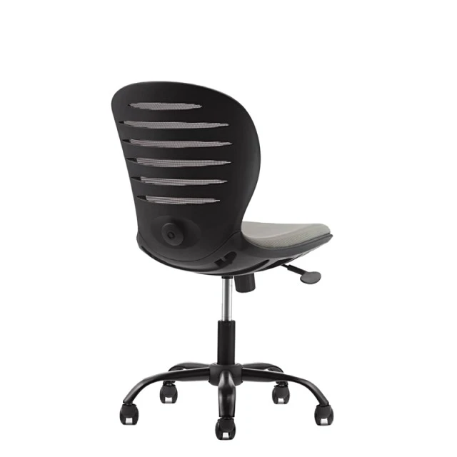 RFG παιδική καρέκλα Flexy Black ύφασμα και mesh γκρι κάθισμα γκρι πλάτη
