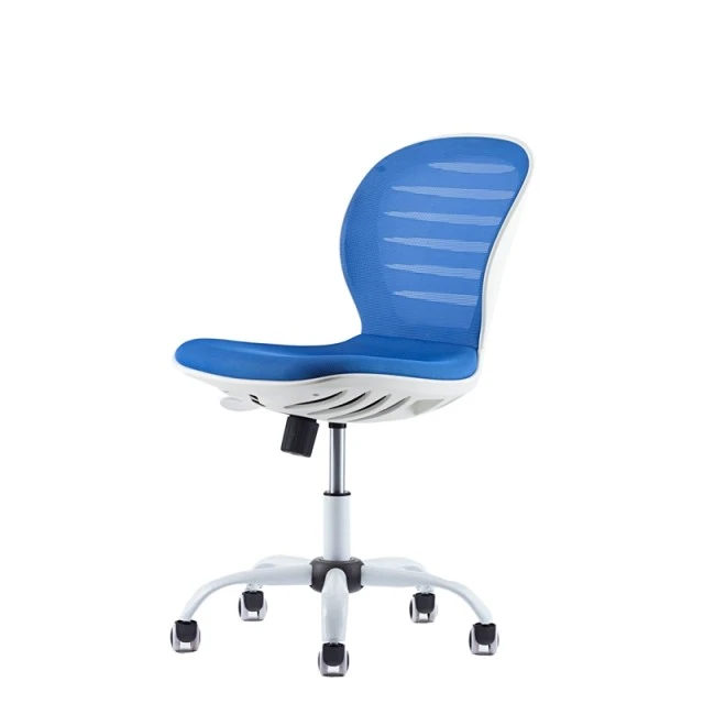 RFG παιδική καρέκλα Flexy White ύφασμα και mesh μπλε κάθισμα μπλε πλάτη