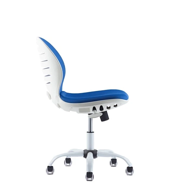 RFG παιδική καρέκλα Flexy White ύφασμα και mesh μπλε κάθισμα μπλε πλάτη