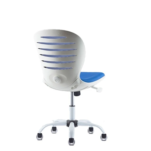 RFG παιδική καρέκλα Flexy White ύφασμα και mesh μπλε κάθισμα μπλε πλάτη