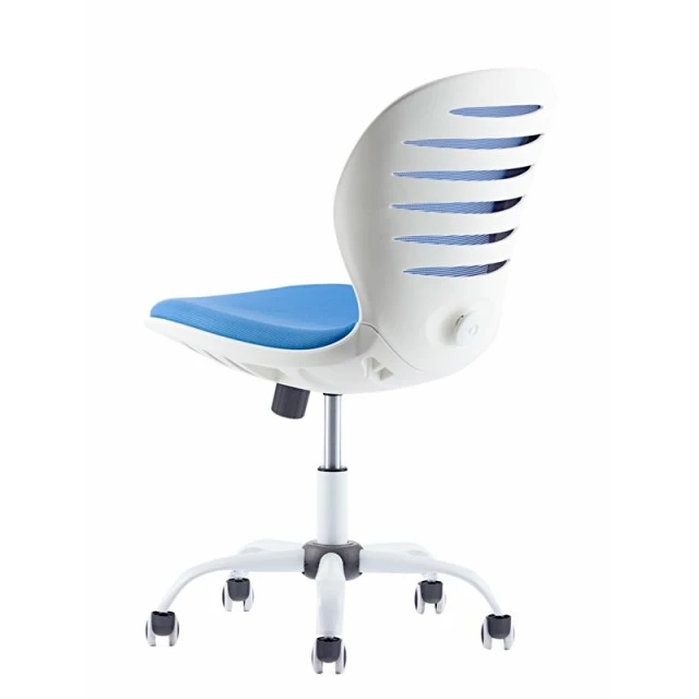 RFG παιδική καρέκλα Flexy White ύφασμα και mesh μπλε κάθισμα μπλε πλάτη