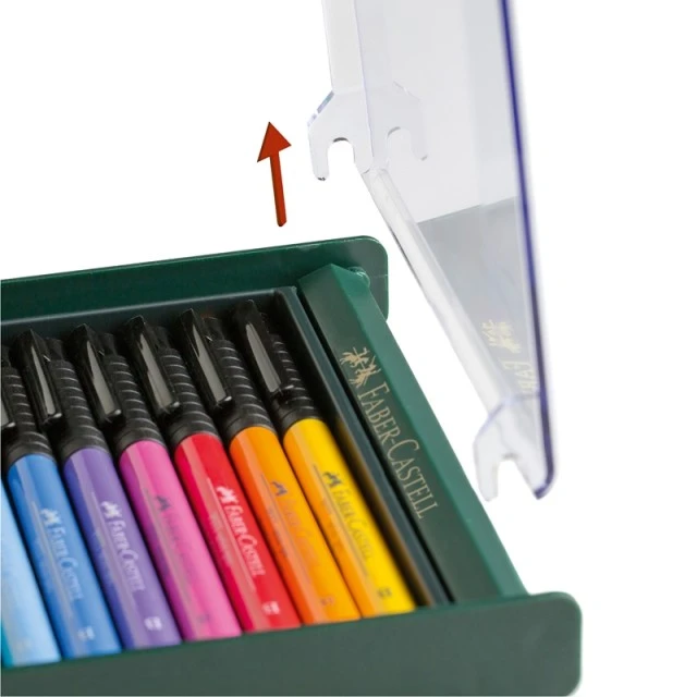 Faber-Castell λεπτογράφοι Pitt Artist Pen Bright, 12 χρώματα