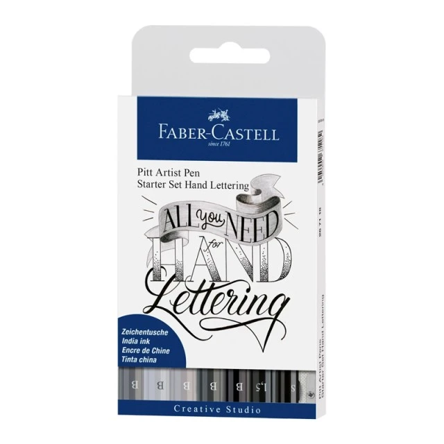Μαρκαδόρος Faber-Castell Pitt Artist, 9 τεμάχια