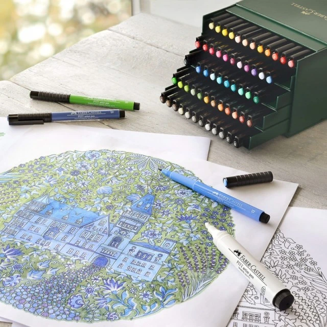 Faber-Castell λεπτογράφοι Pitt Artist Pen Pastel, 12 χρώματα