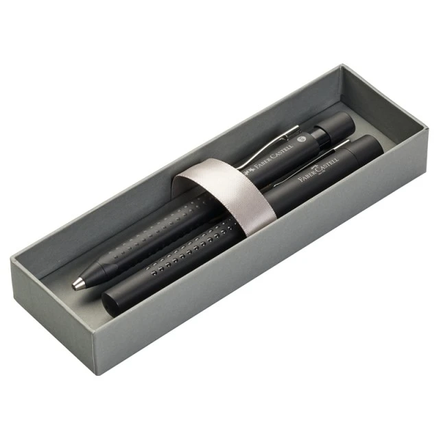 Faber-Castell πένα και στυλό Grip 2011, M, μαύρα