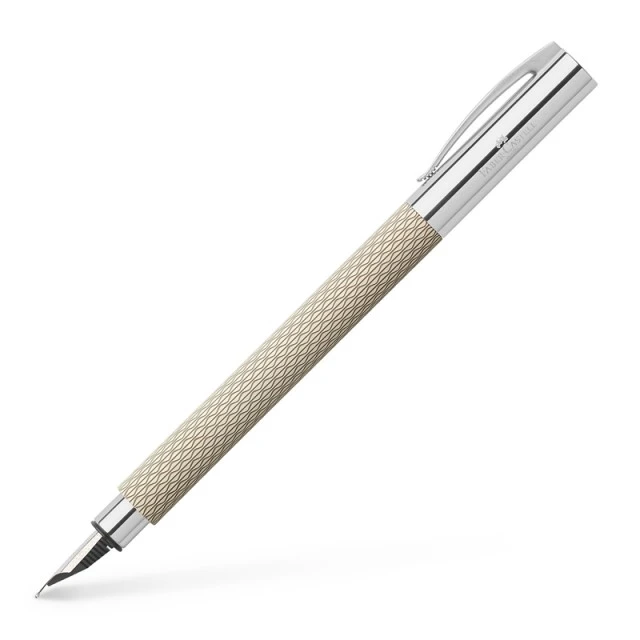 Faber-Castell Писалка Ambition, M, бял пясък