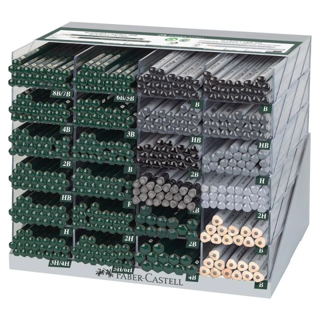 Faber-Castell μολύβια Grip 2001/9000, 528 τμχ σε дисплей