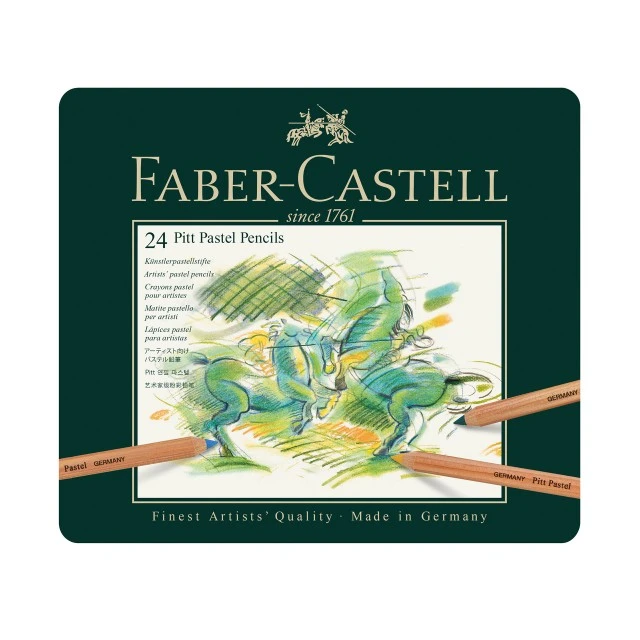 Faber-Castell χρωματιστά μολύβια Pitt Pastel, 24 χρώματα