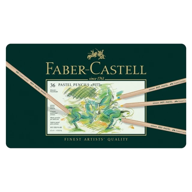 Faber-Castell χρωματιστά μολύβια Pitt Pastel, 36 χρώματα