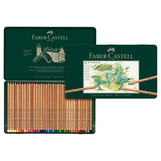 Faber-Castell χρωματιστά μολύβια Pitt Pastel, 36 χρώματα