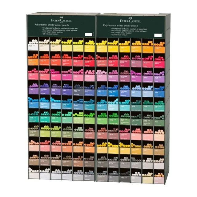 Μολύβια Faber-Castell Polychromos, 120 χρωμάτων, σε ενότητα