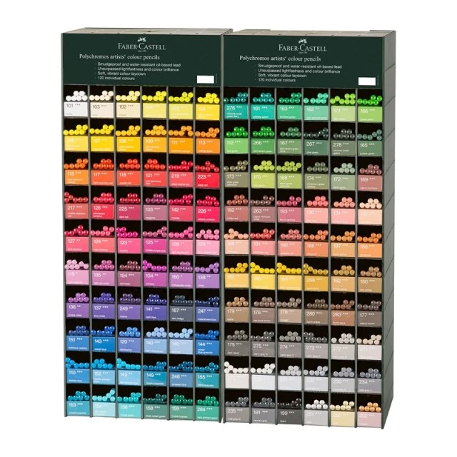 Μολύβια Faber-Castell Polychromos, 120 χρωμάτων, σε ενότητα