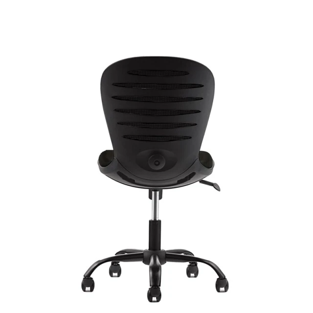RFG παιδική καρέκλα Flexy Black ύφασμα και mesh μαύρο κάθισμα μαύρη πλάτη