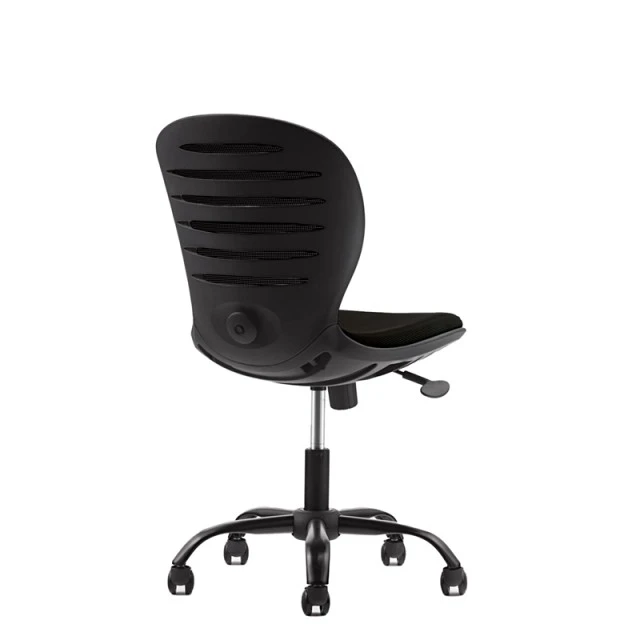 RFG παιδική καρέκλα Flexy Black ύφασμα και mesh μαύρο κάθισμα μαύρη πλάτη