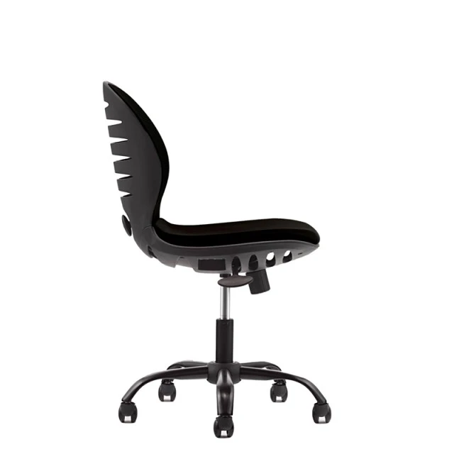 RFG παιδική καρέκλα Flexy Black ύφασμα και mesh μαύρο κάθισμα μαύρη πλάτη