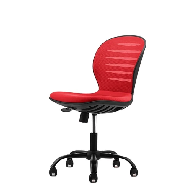 RFG παιδική καρέκλα Flexy Black ύφασμα και mesh κόκκινο κάθισμα κόκκινη πλάτη