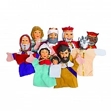 Nowa Szkola Χειροκούκλες, η γέννηση του Ιησού, 9 τεμάχια