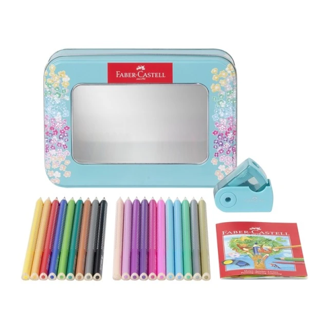 Faber-Castell χρωματιστά μολύβια Sparkle, 20 χρώματα, με ξύστρα
