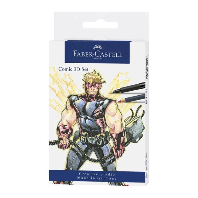 Faber-Castell σετ Pitt Comic 3D, 11 τμχ