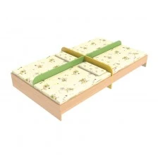 Κρεβάτι, τέσσερα, για στρώμα 60 x 120 cm