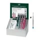 Faber-Castell στυλό Poly Ball XB, αυτόματο, 15 τεμαχίων, πλήρες με 20 ανταλλακτικά