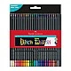Faber-Castell Цветни моливи Black Edition, 24 цвята