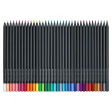 Μολύβια Faber-Castell Colored Black Edition, 36 χρωμάτων