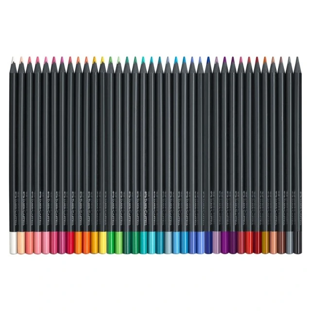 Μολύβια Faber-Castell Colored Black Edition, 36 χρωμάτων