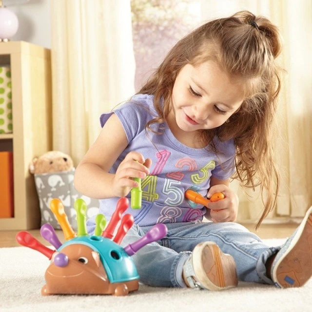 Learning Resources παιχνίδι για εξάσκηση κινητικών δεξιοτήτων σκαντζόχοιρος, 14 κομμάτια