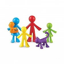 Learning Resources φιγούρες οικογένεια, για ταξινόμηση και μέτρηση, 72 τεμάχια