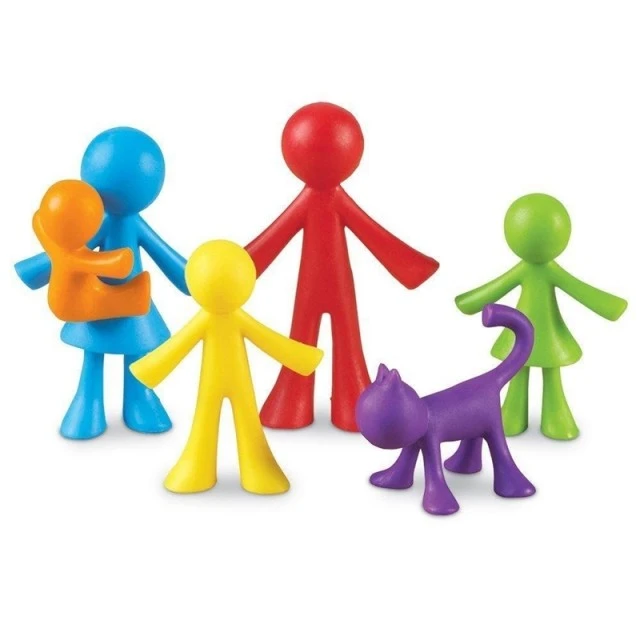 Learning Resources φιγούρες οικογένεια, για ταξινόμηση και μέτρηση, 72 τεμάχια