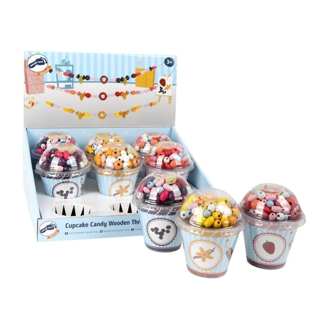 Χάντρες χορδών σε σχήμα ποδιού σε σχήμα Cupcake, 9 στην οθόνη
