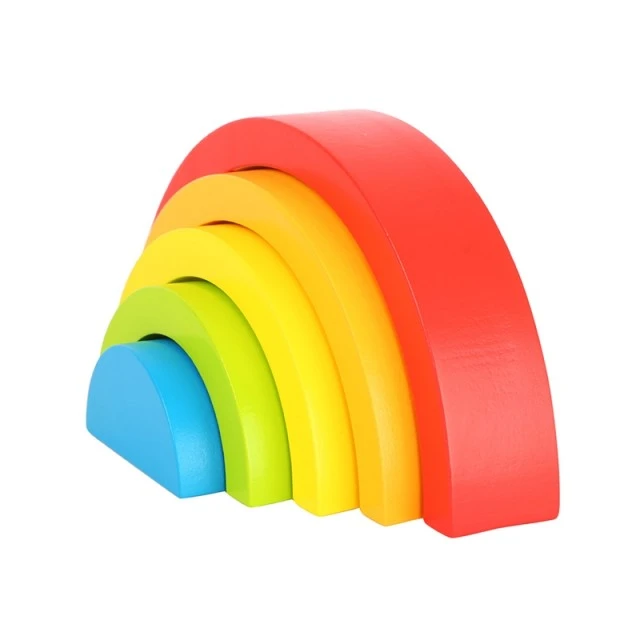 Φόρμες μικρών ποδιών για παραγγελία Rainbow, ξύλινες, 5 εξαρτημάτων