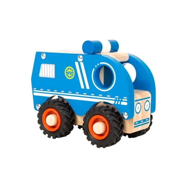 Αυτοκίνητο Small Foot Police, ξύλινο, 13 x 7 x 10 cm
