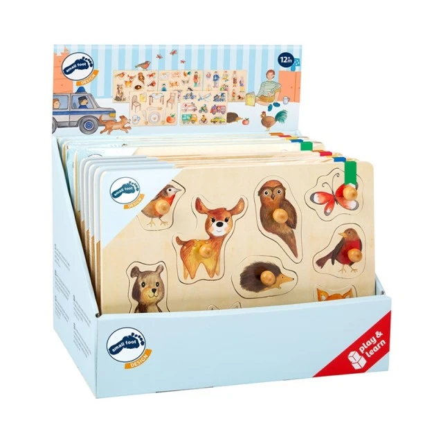 Small Foot ξύλινο παζλ, 10 τεμάχια σε display