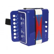 Ακορντεόν Small Foot, παιδικό, μπλε, 17 x 9,5 x 17 cm