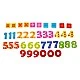 Small Foot Magnetic νούμερα, ξύλινα, 40 τεμάχια