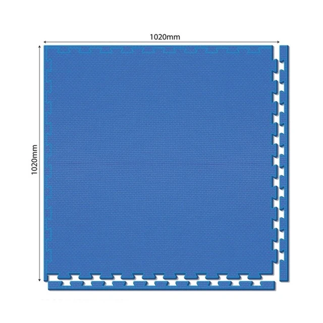 Nowa Szkola παζλ μαλακού δαπέδου, 102,6 x 102,6 cm, μπλε