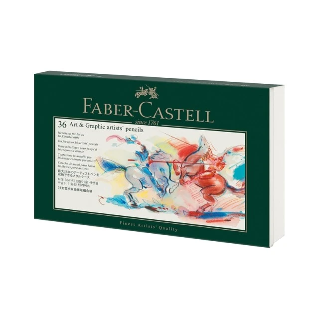 Faber-Castell μεταλλική κασετίνα Art & Graphic για 36 μολύβια