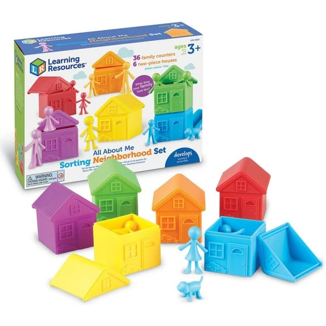 Πόροι μάθησης Color Sort Family Kit, 42 τεμάχια