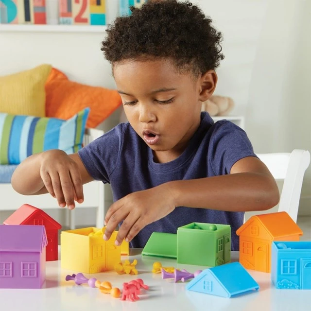 Πόροι μάθησης Color Sort Family Kit, 42 τεμάχια