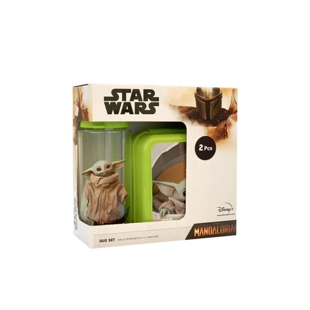 Disney σετ The Mandalorian, μπουκάλι 500 ml και κουτί για κολατσιό