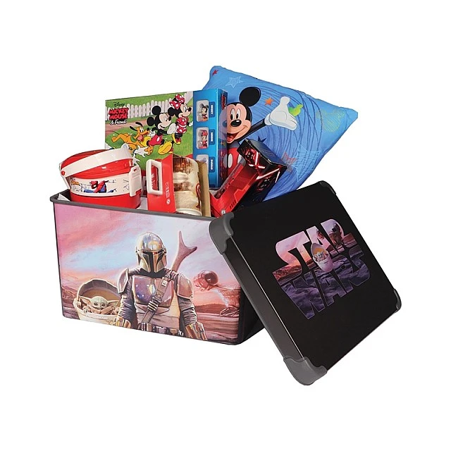 Disney σετ The Mandalorian, κουτί αποθήκευσης 20 L, μαξιλάρι Mickey, κουτί φαγητού Mickey, επιτραπέζιο παιχνίδι, γυάλινο και πορσελάνινο φλιτζάνι
