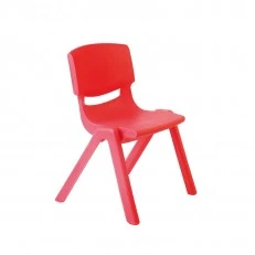 Nowa Szkola Chair Butterfly, ύψος καθίσματος 26 cm, κόκκινο