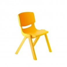 Nowa Szkola Chair Butterfly, ύψος καθίσματος 35 cm, κίτρινο