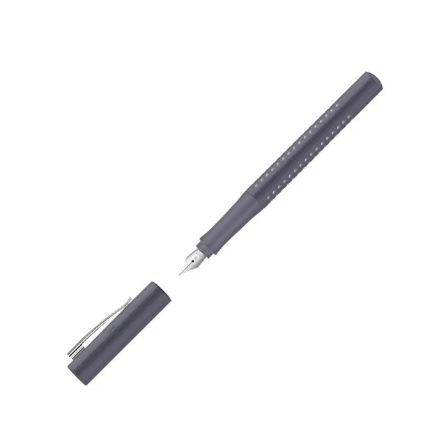 Faber-Castell πένα Grip 2010, M, σκούρο γκρι