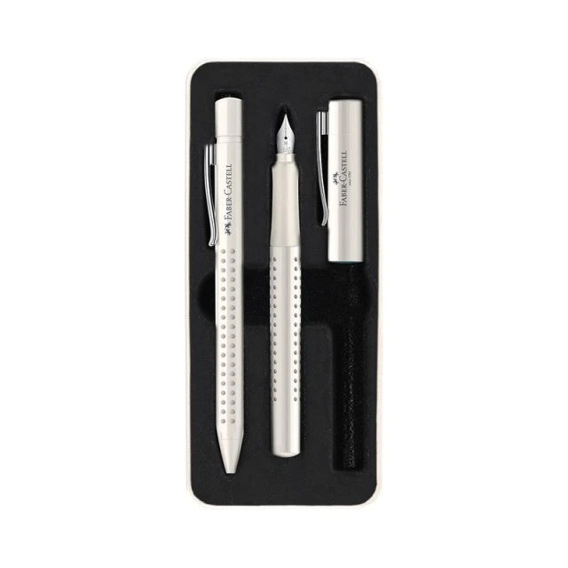 Στυλό και στυλό Faber-Castell Grip 2010, M, χρώματος γάλακτος καρύδας