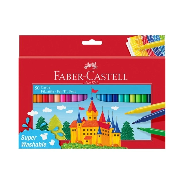 Faber-Castell μαρκαδόροι Castle, 50 χρώματα