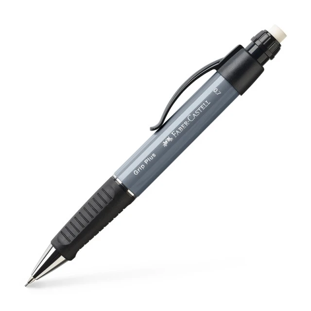 Faber-Castell μηχανικό μολύβι Grip Plus, 0.7 mm, γκρι