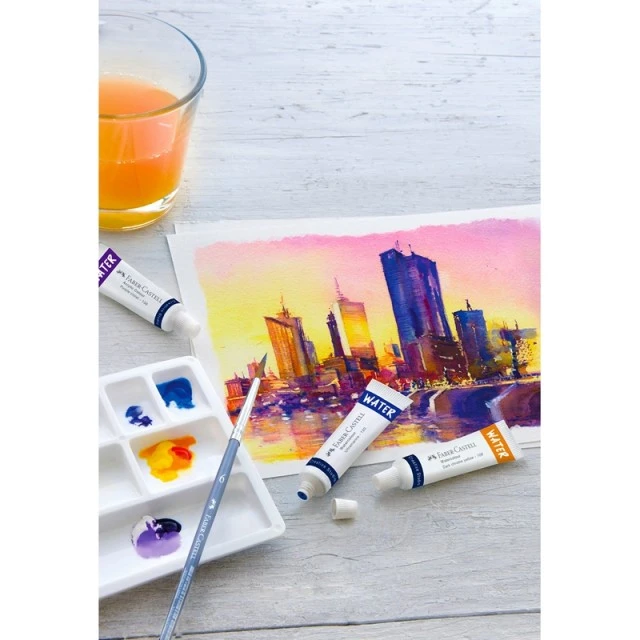 Βαφές Faber-Castell Watercolor Creative Studio, 9 ml, 12 χρωμάτων